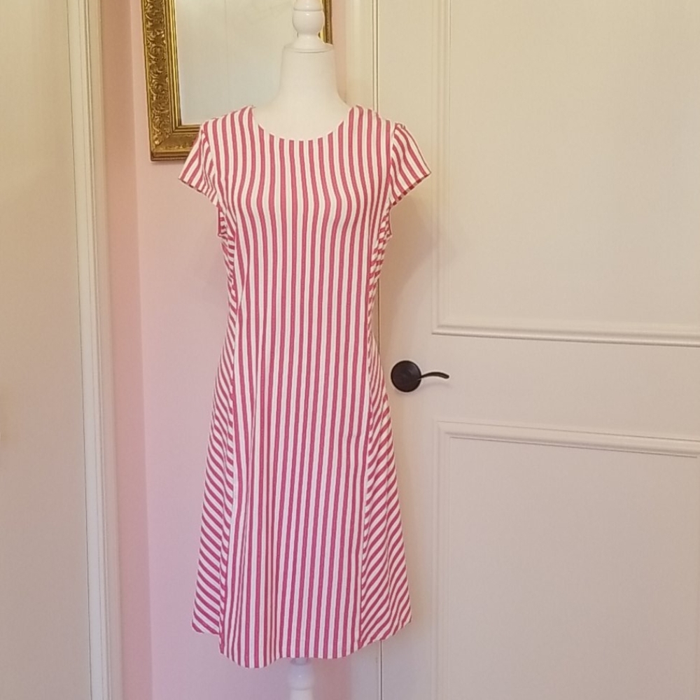 J. MCLAUGHLIN pink strile dress